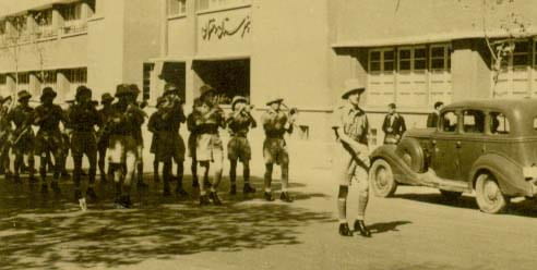 Henryk Wars with his Polish Parade Orchestra, Teheran 1942