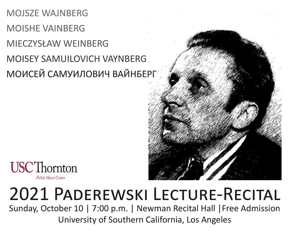 2021 Paderewski Lecture-Recital